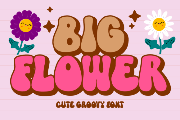 Big Flower: The Retro Serif Font That Brings Vintage Charm to Your Designs