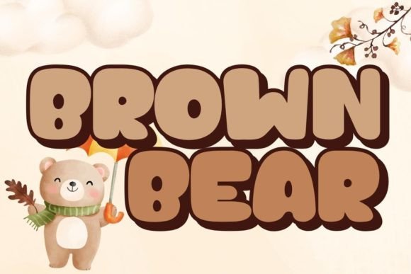 Brown Bear: A Whimsical Script for Authentic Branding