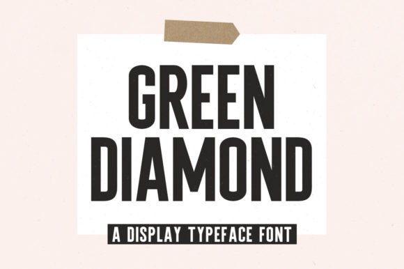 Green Diamond: A Versatile Display Typeface for Modern Design Projects