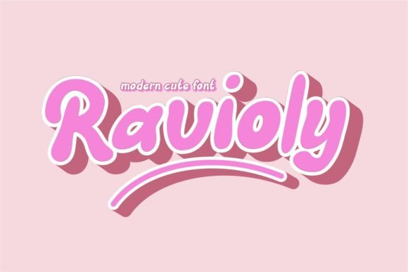 Ravioly: A Cheerful Display Font for Bold Headlines