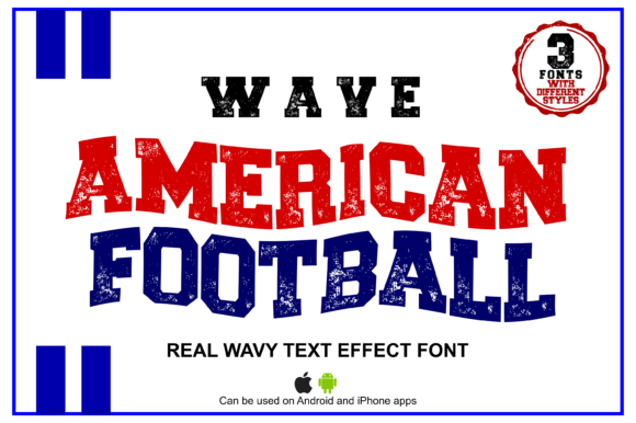 Unleashing Creativity with Wave American Football: A Versatile Font for Modern Design