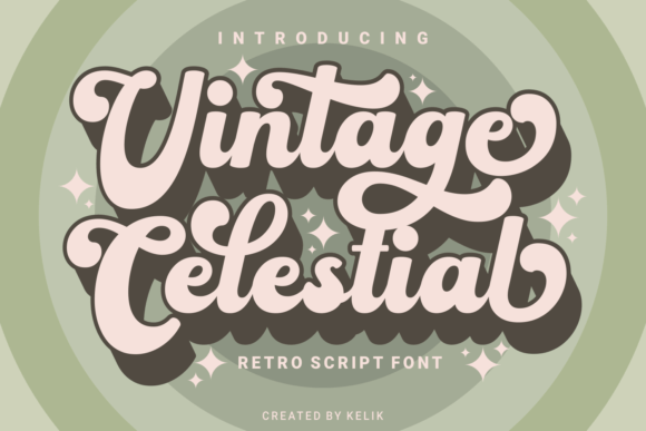 Vintage Celestial: A Timeless Typeface for Modern Creativity